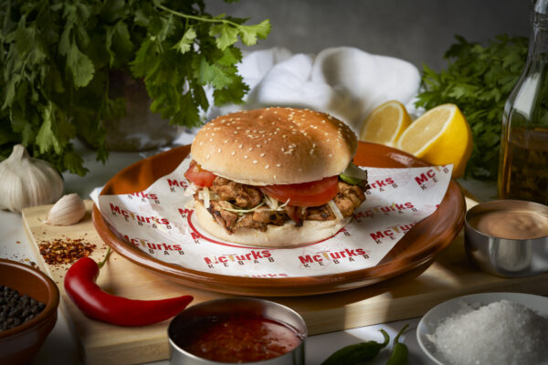 Chicken Tika Burger