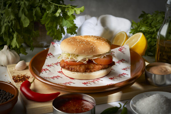 Double Chicken Fillet Burger